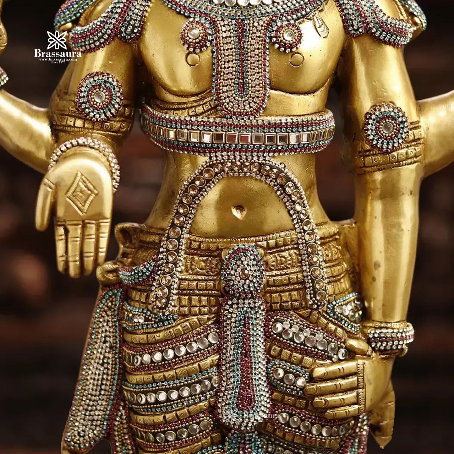 Brass Bala Ji statue for home and decor and gift Item weight 21.88 kg Height 33 inch