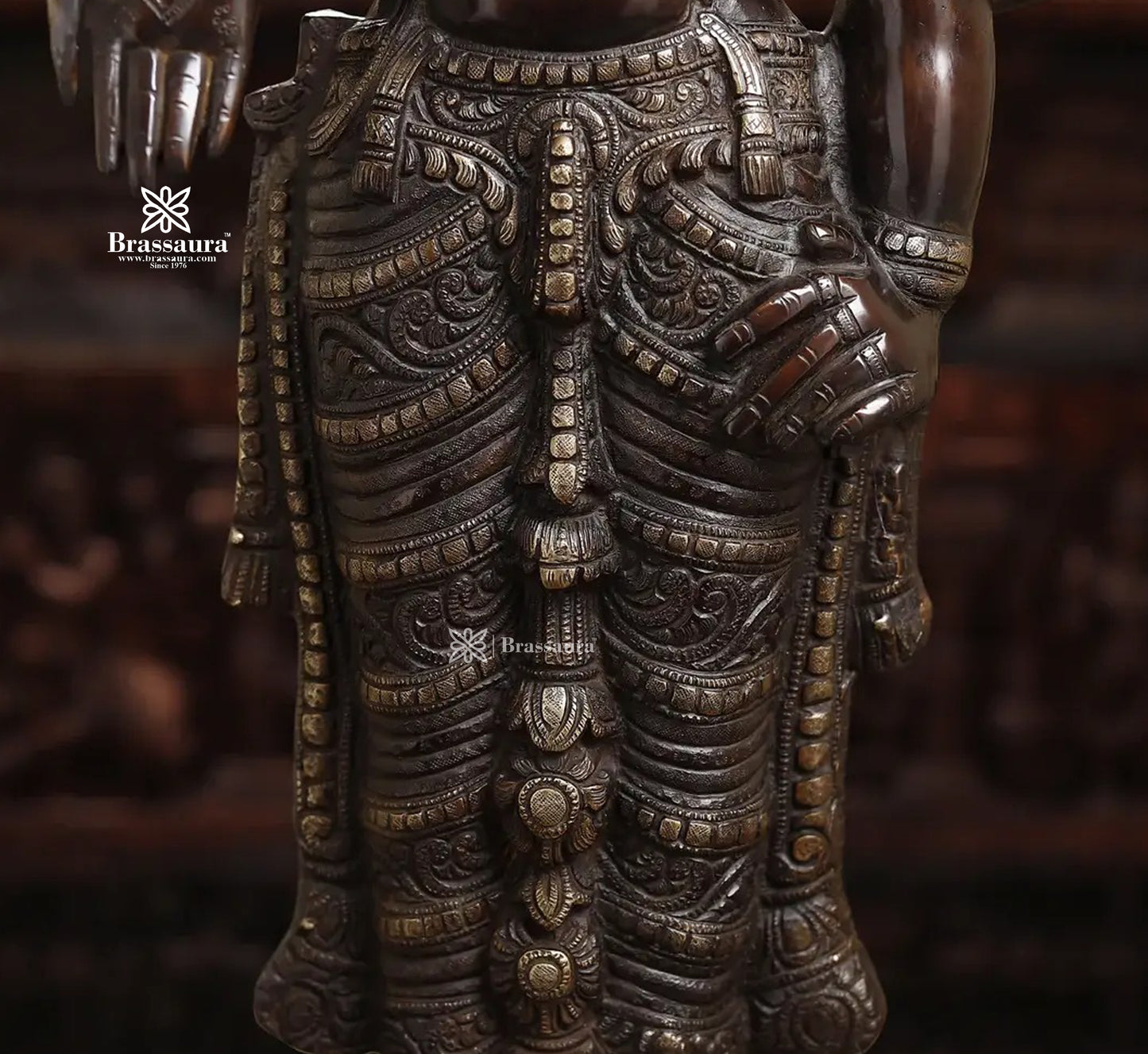 Brass Bala Ji statue for home and decor and gift Item weight 36.65 kg Height 39 inch