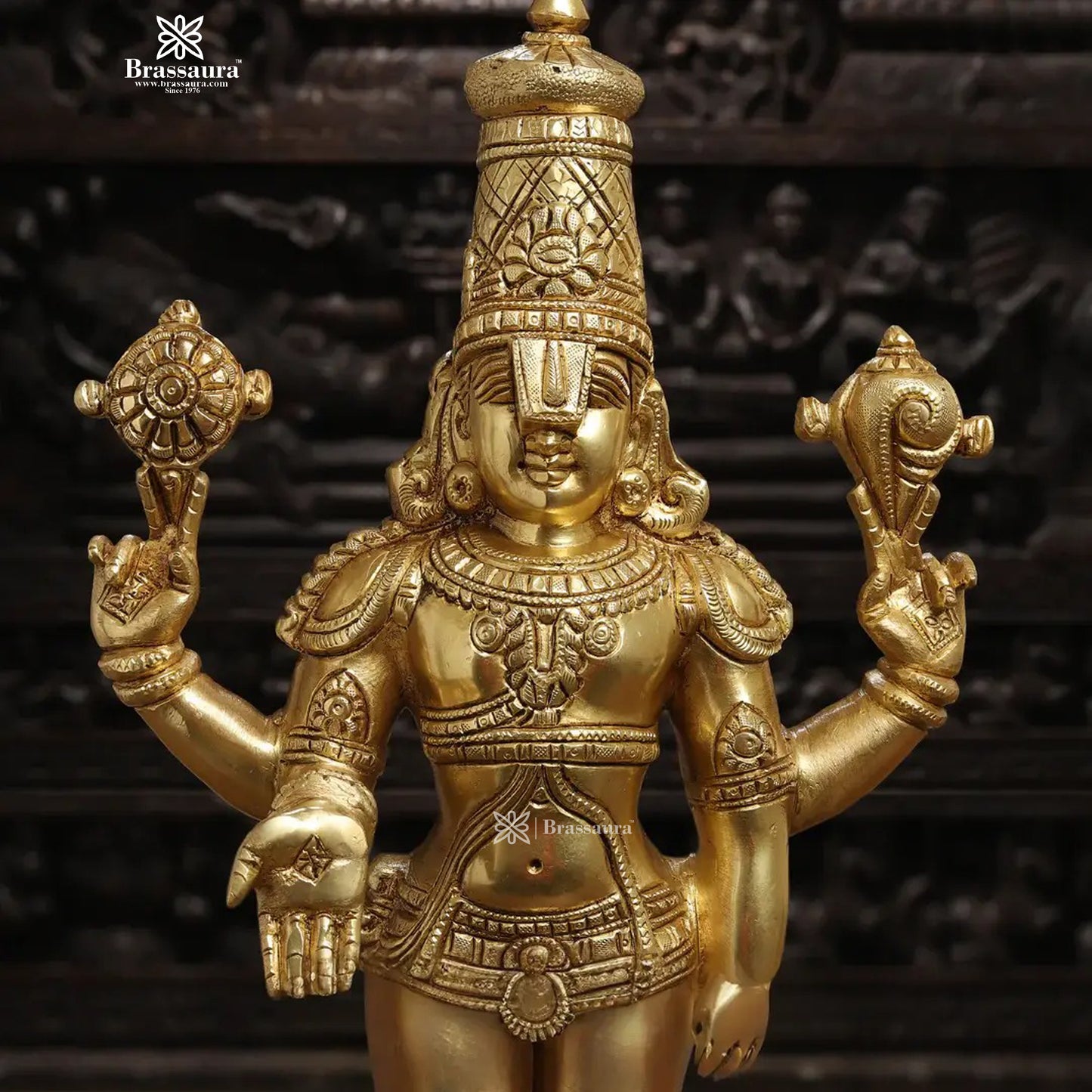 Brass Bala Ji statue for home and decor and gift Item weight 6.5 kg Height 16 inch