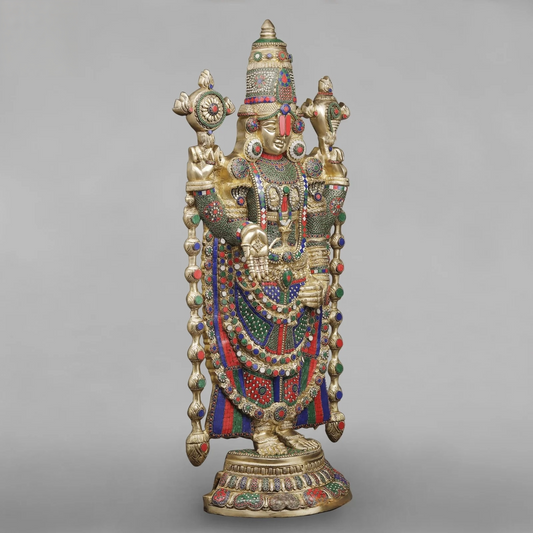 Brassaura® Brass Balaji Statue | Height 46 Inches