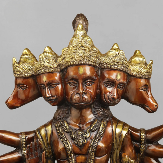 ब्रासोरा® वृंदावन वेणुगोपाल कृष्ण पीतल की प्रतिमा मोर के साथ | एंटीक नीला और सुनहरा रंग | ऊँचाई 20 इंच