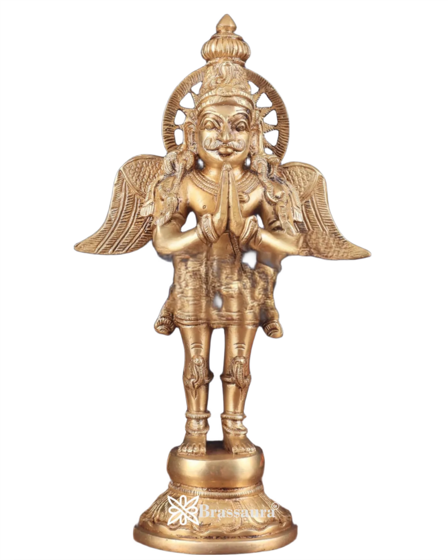 Antique Brass Sculpture – Height 12 Inches, Weight 3 Kgs