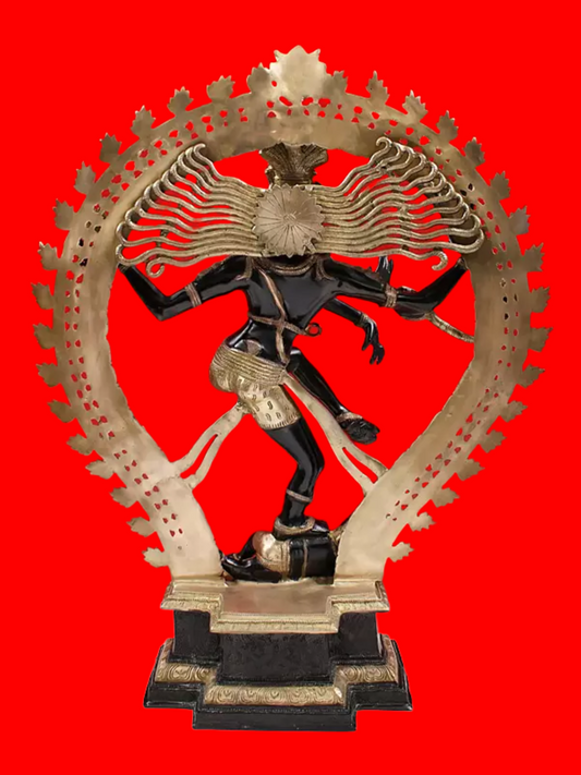 Brassaura® Brass Nataraj Sculpture | Height 34.1 Inches & Weight 33 kg