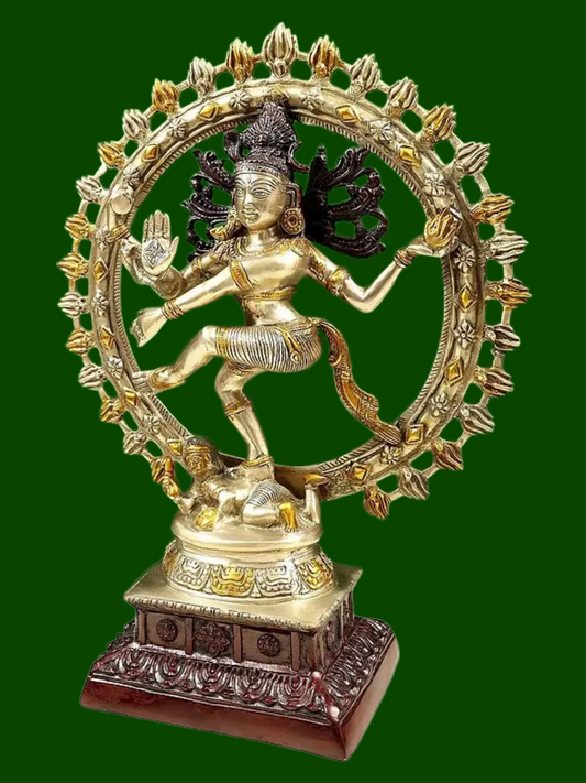 Brassaura® Brass Nataraj Statue | Height 13.2 Inches & Weight 11 kg