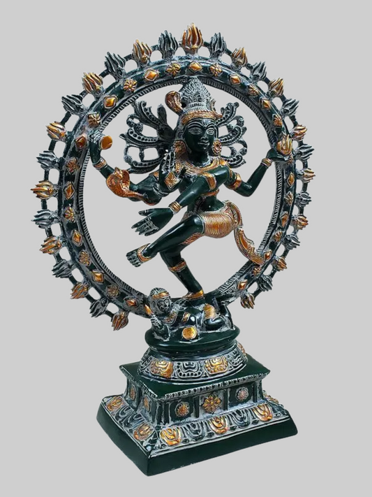 Brassaura® Brass Nataraj Statue | Height 13.2 Inches & Weight 11 kg