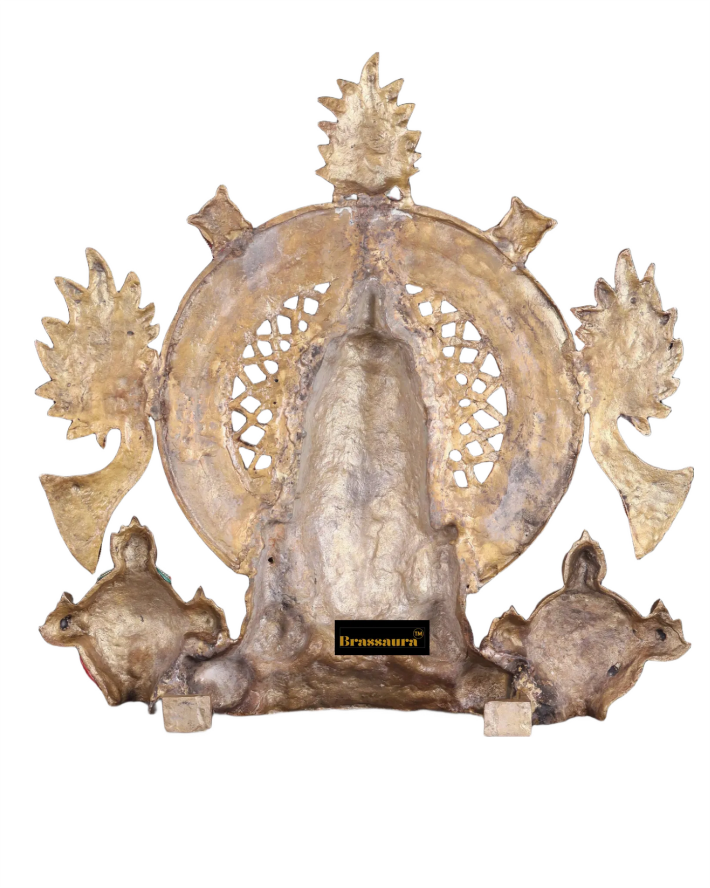 Brass Gem Stone Work Balaji Head Idol For Home Decor Height 22.5 Inch & Weight 13.6 Kg