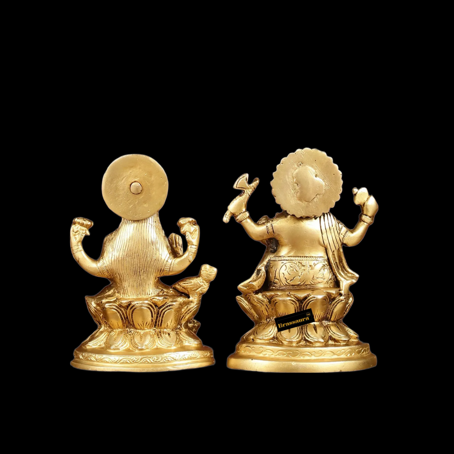 Brass Artistic Lakshmi Ganesh Height 5 Inches & Weight 2 Kgs
