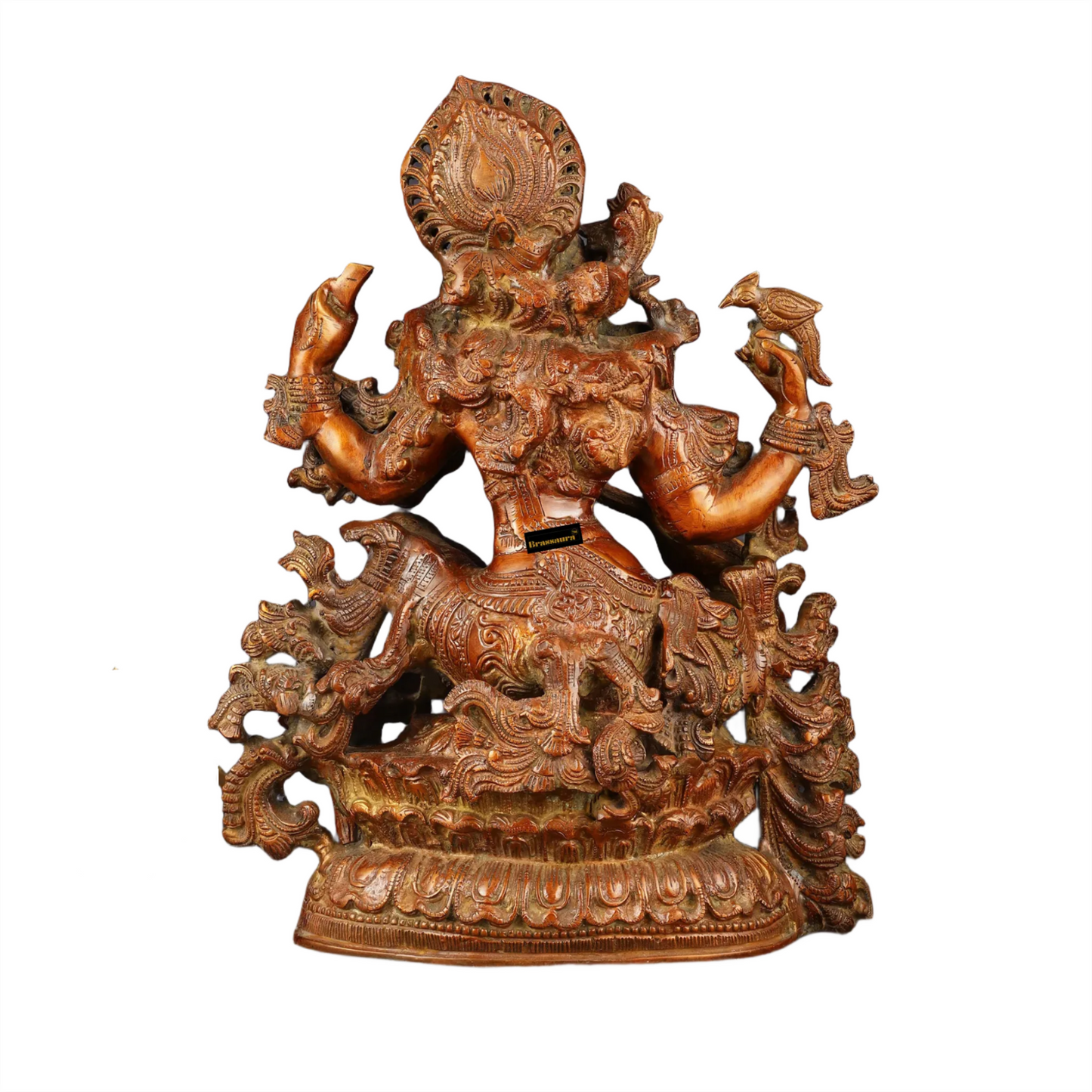 Brass Saraswati Idol for Home and Decor Height 16 Inches & Weight 18 Kgs
