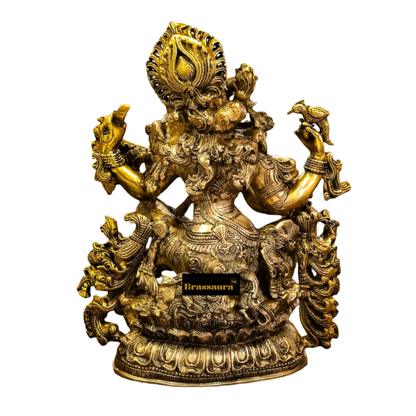 Brass Saraswati Idol for Home and Decor Height 16 Inches & Weight 18 Kgs