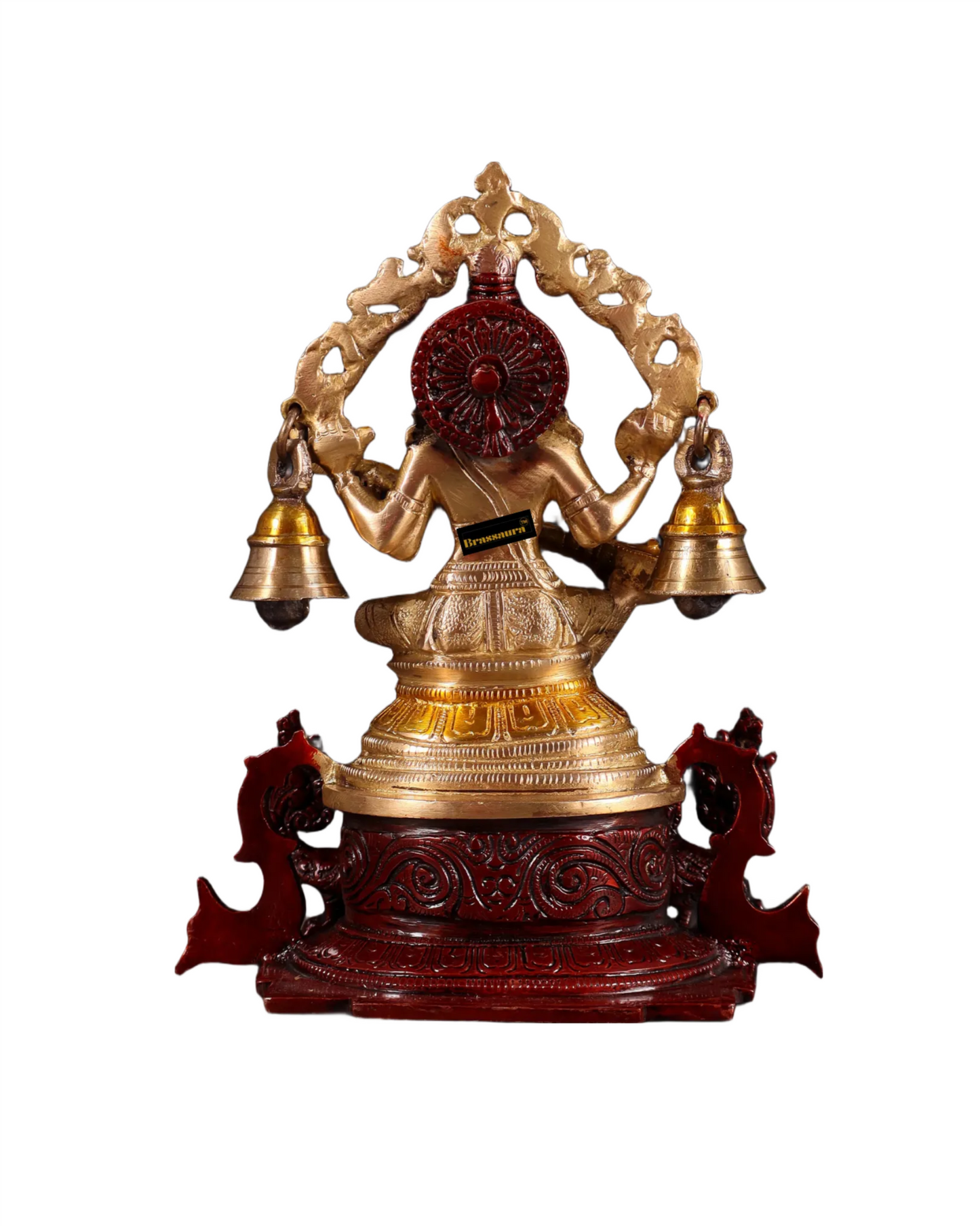 Brass Saraswati Idol for Home and Decor Height 8.2 Inches & Weight 2.17 Kgs
