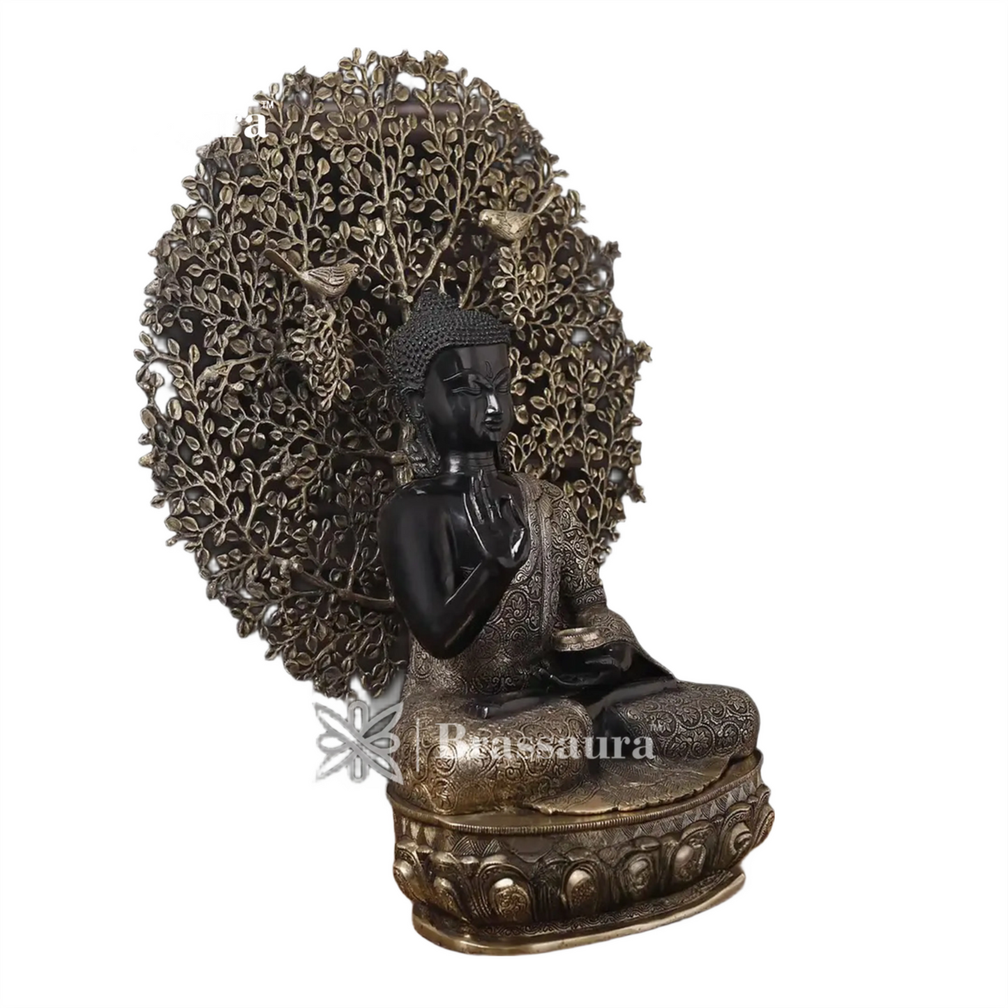 Brass Buddha For Home And Décor Weight 29.63 kg Height 29 Inch