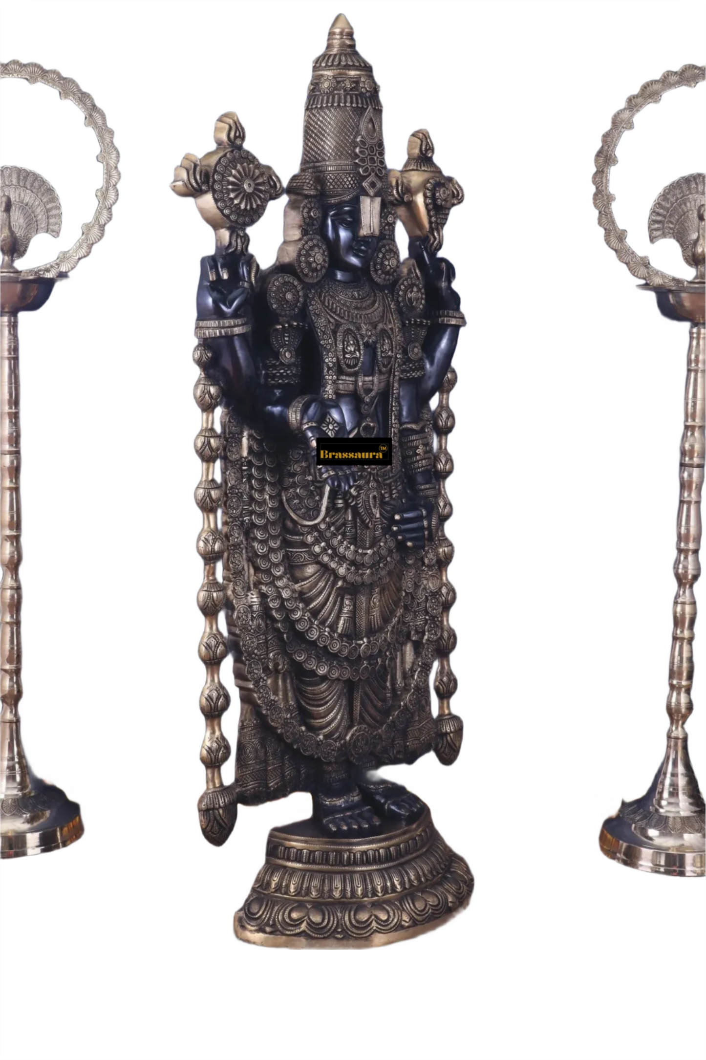 Brass Balaji Idol For Home Decor Height 48 Inch & Weight 48 Kg