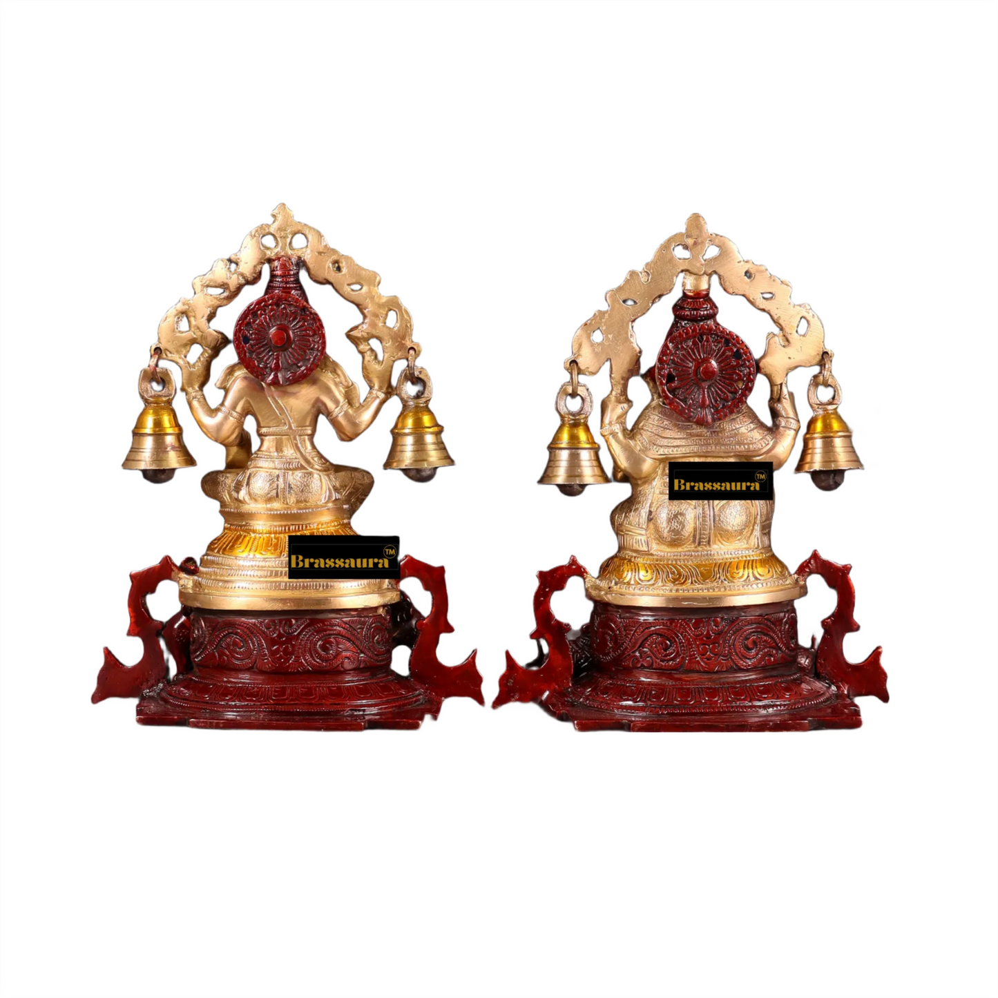 Brass Artistic Lakshmi Ganesh Height 8.2 Inches Weight 4.34 Kgs