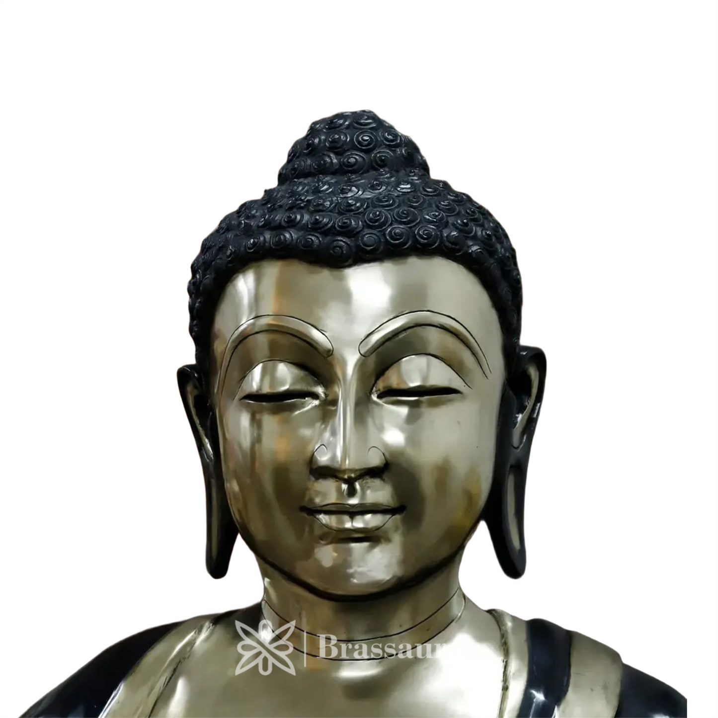 Brass Buddha For Home And Décor Weight 250 Kg Height 66 Inch