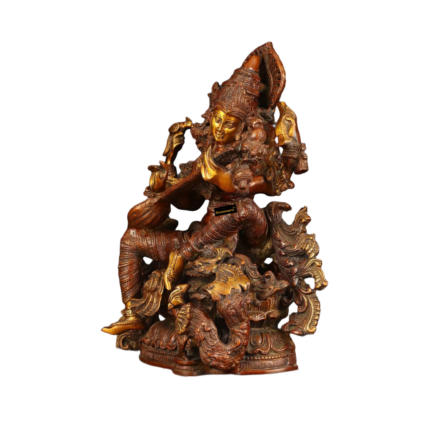 Brass Saraswati Idol for Home and Decor Height 16 Inches & Weight 18 Kgs