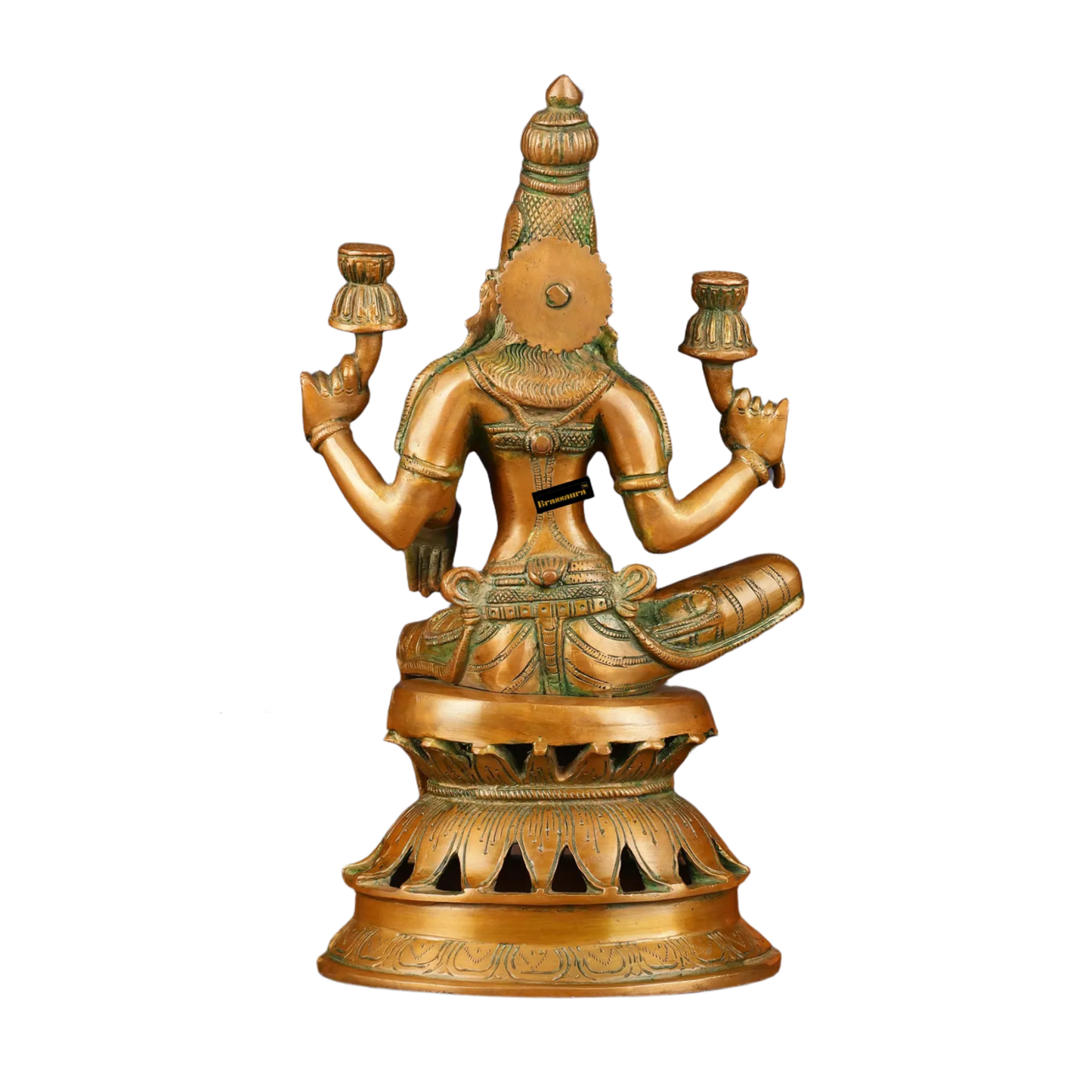 Brass Laxmi Idol for Home and Decor Height 12 Inches & Weight 4 Kgs