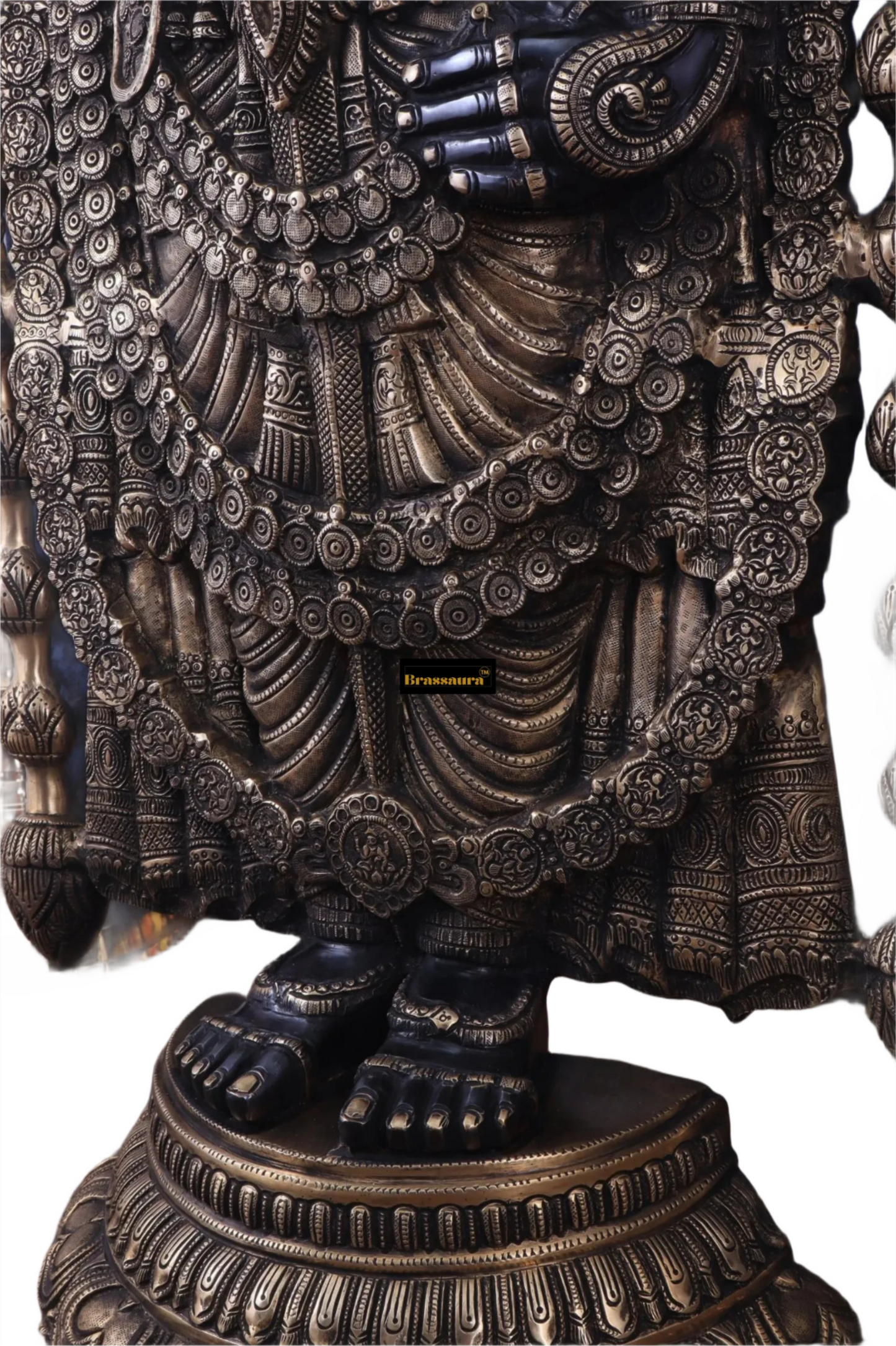 Brass Balaji Idol For Home Decor Height 48 Inch & Weight 48 Kg