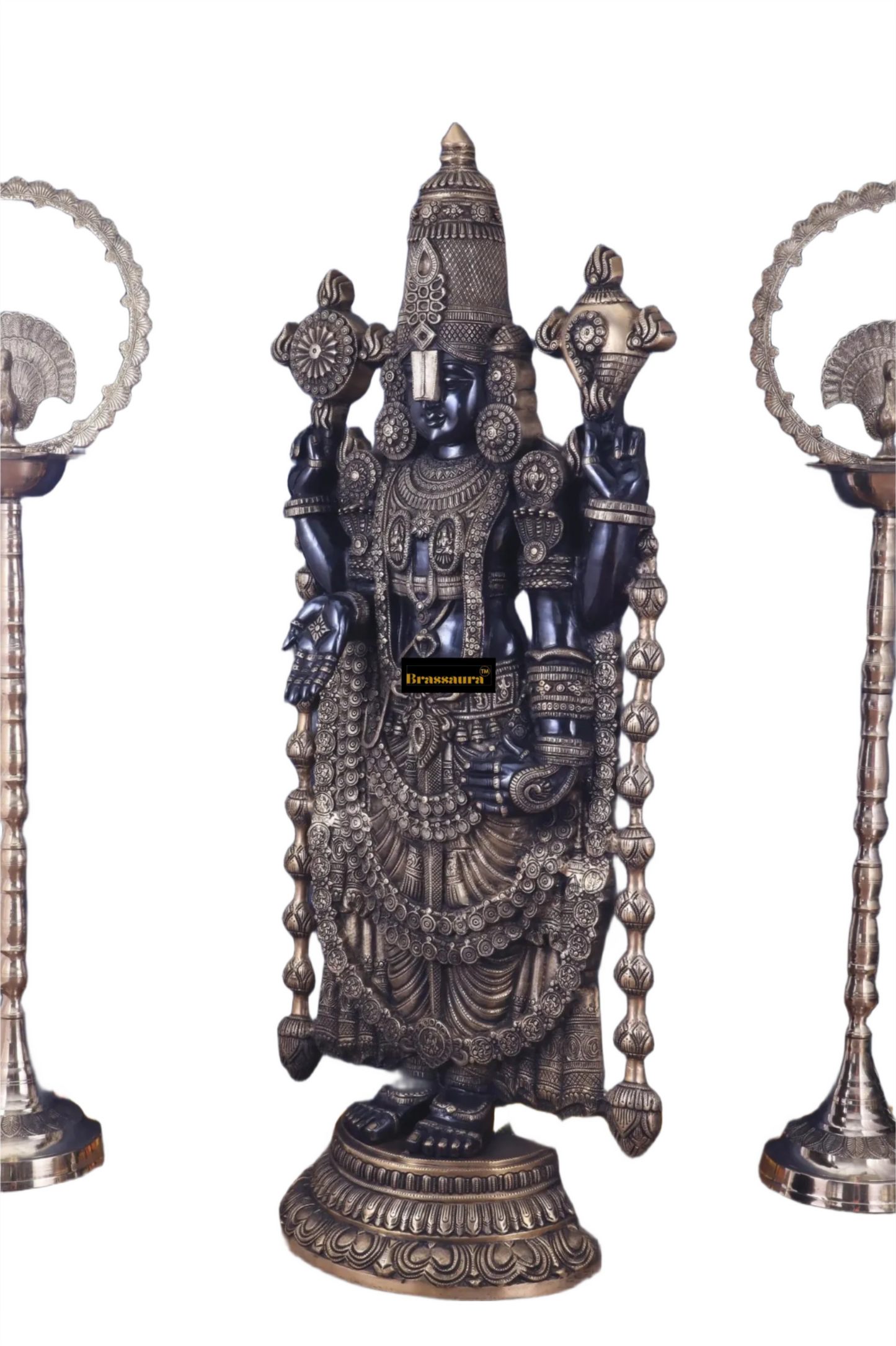 Brass Balaji Idol For Home Decor Height 48 Inch & Weight 48 Kg