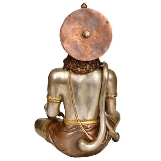 Brassaura® Lord Hanuman in Abhaya Mudra | Brass Sculpture | Height 11 Inches & Weight 4.80 kgs