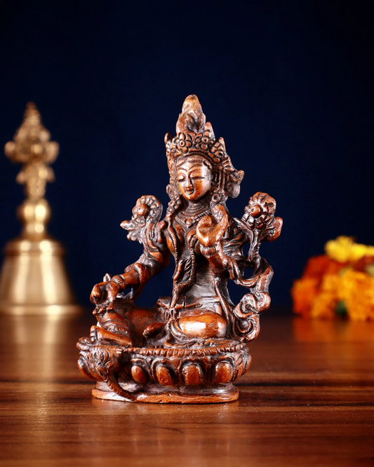Brass Tara Weight 0.300 Kg & Height 3.5 Inch
