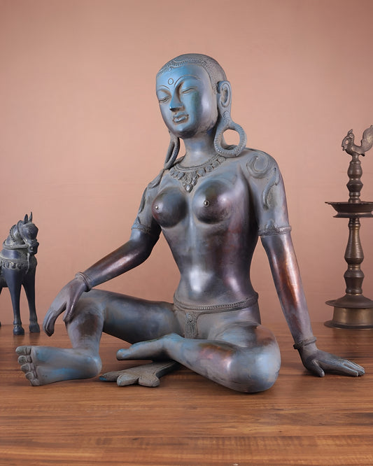 Brass Artistic Tara Weight 15.48 Kg