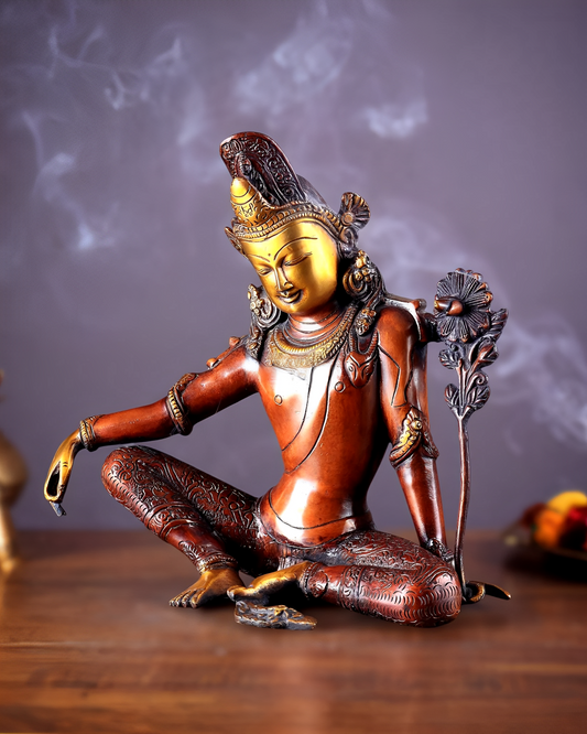 Brass Artistic Tara Weight 4.9 Kg