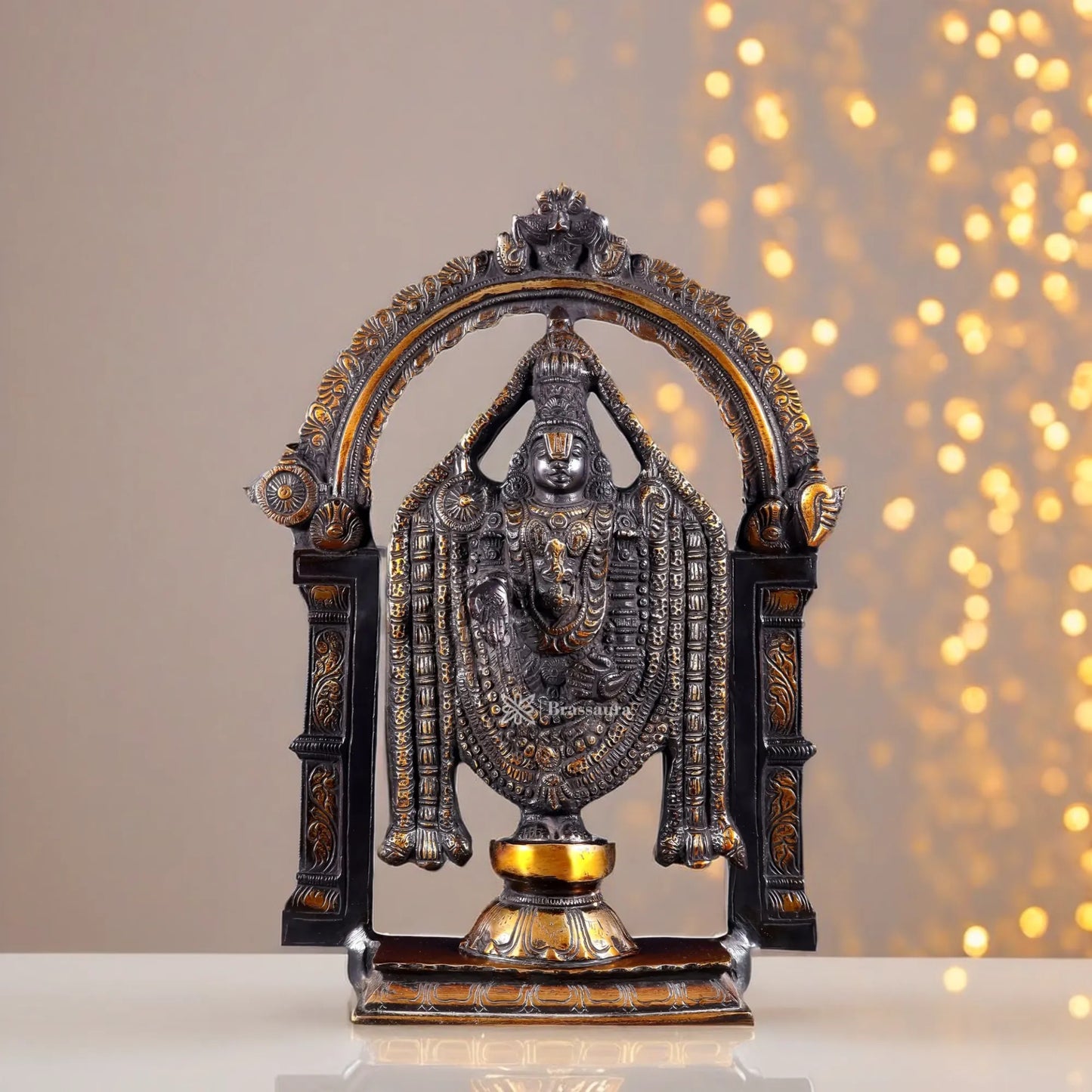Brass Balaji Standing , Golden finish 13" Inch & Weight 4.5 Kg