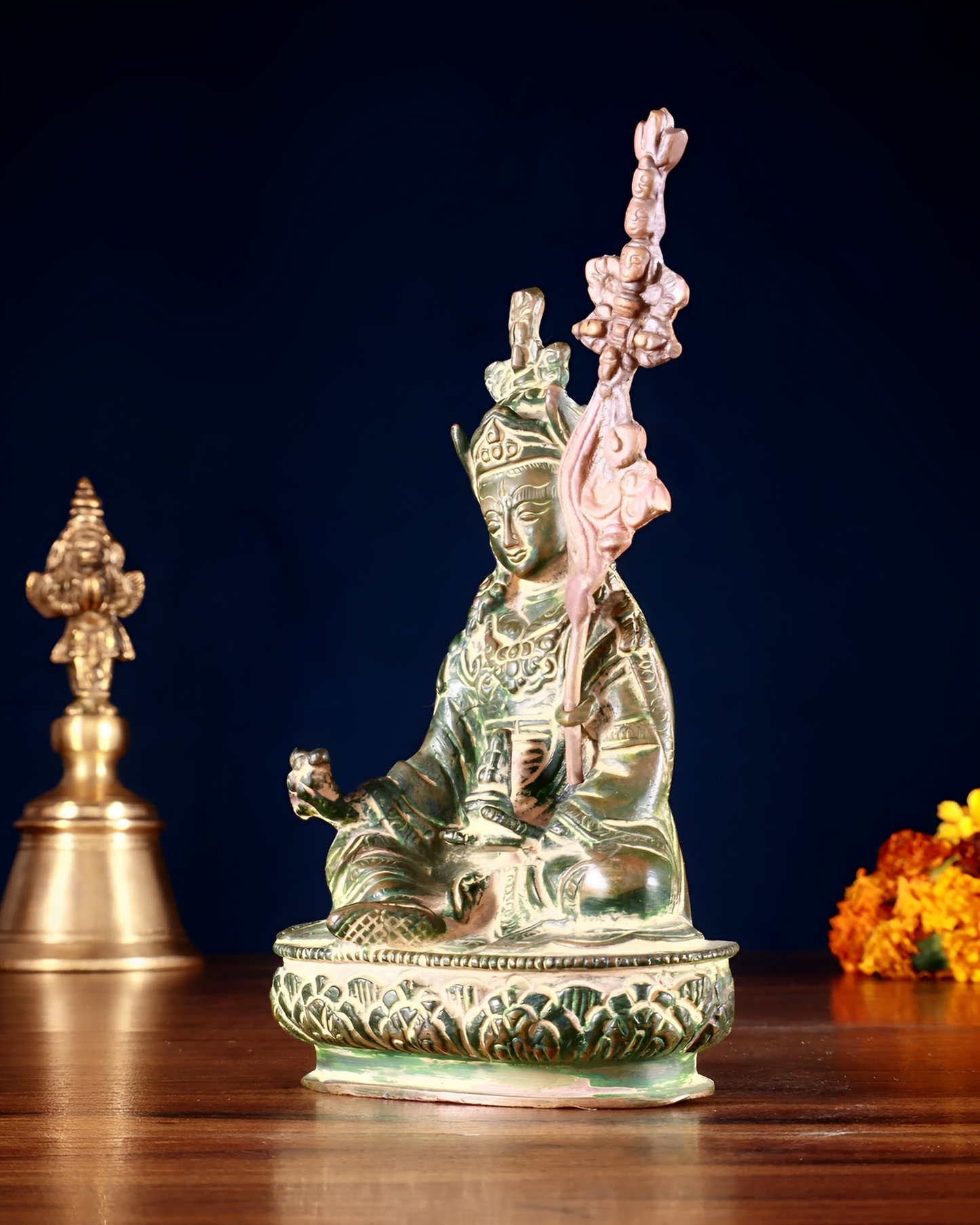 Brass Artistic Tara Weight 0.669 Kg & Height 3.5 Inch