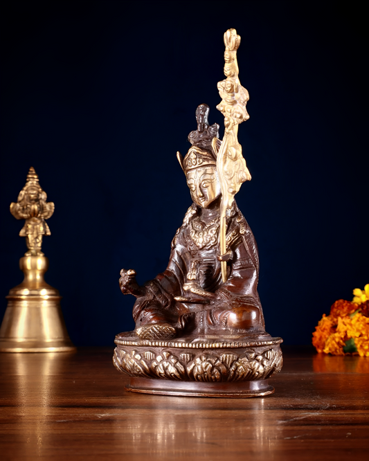 Brass Artistic Tara Weight 0.669 Kg & Height 6.5 Inch