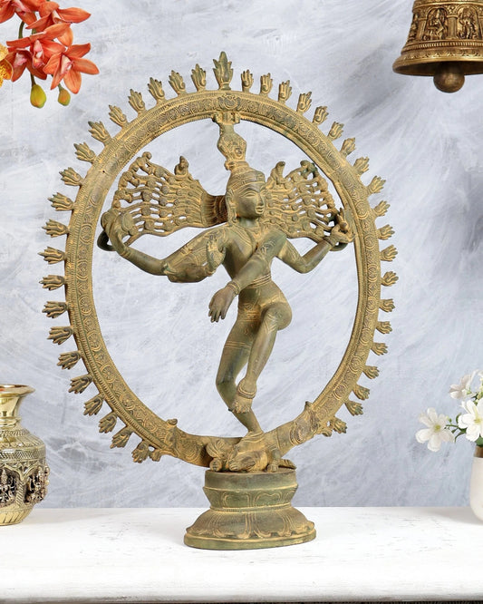 Brassaura® Brass Traditional Deity Statue | Height 19 Inches