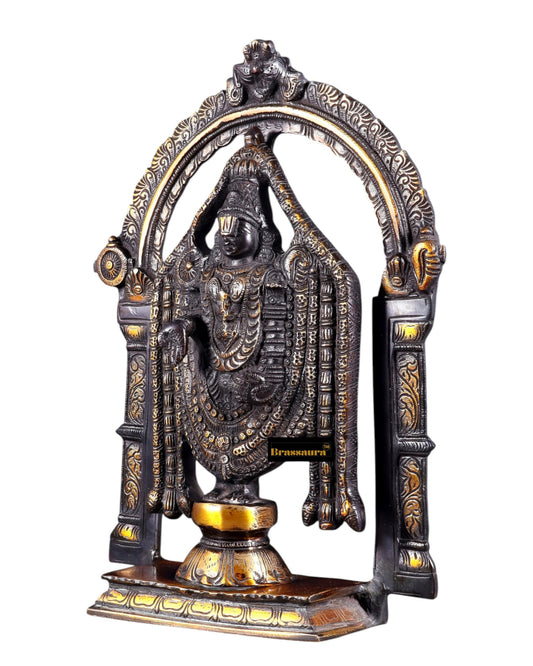 Brass Balaji Standing , Golden finish 13" Inch & Weight 4.5 Kg