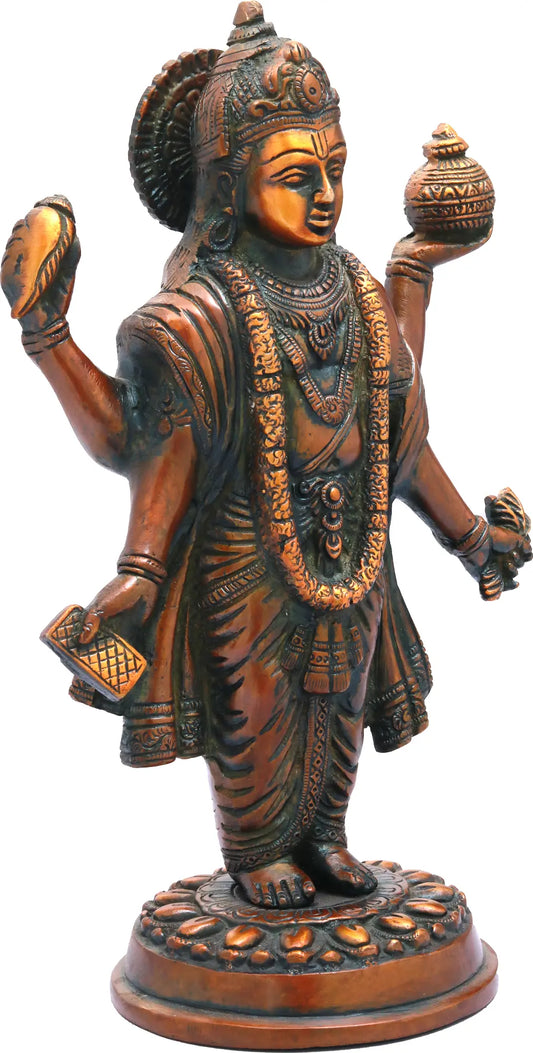 Brassaura® 黄铜达南瓦特里雕像 | 高10英寸,重2.60公斤