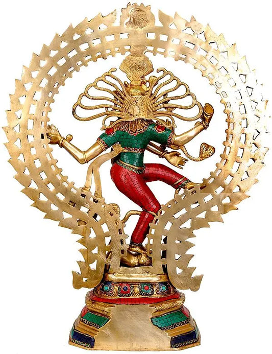 Brassaura® Brass Nataraj Statue | Height 30.5 Inches & Weight 21 kg