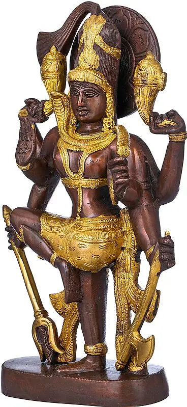 Brassaura® Brass Shiva Statue | Height 13 Inches & Weight 4.80 kg