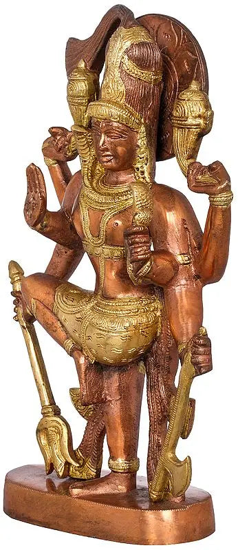 Brassaura® Brass Shiva Statue | Height 13 Inches & Weight 4.80 kg