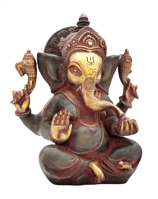 ब्रैसॉरा® ब्रास आइडल | शुद्ध पीतल | ऊंचाई 8.3 इंच और वज़न 3 किलोग्राम