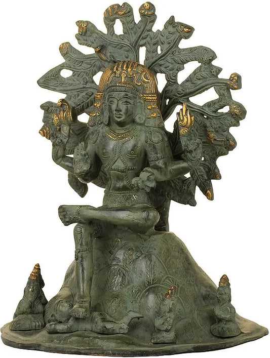 Brassaura® Brass Shiva Statue | Height 12 Inches & Weight 6.20 kg