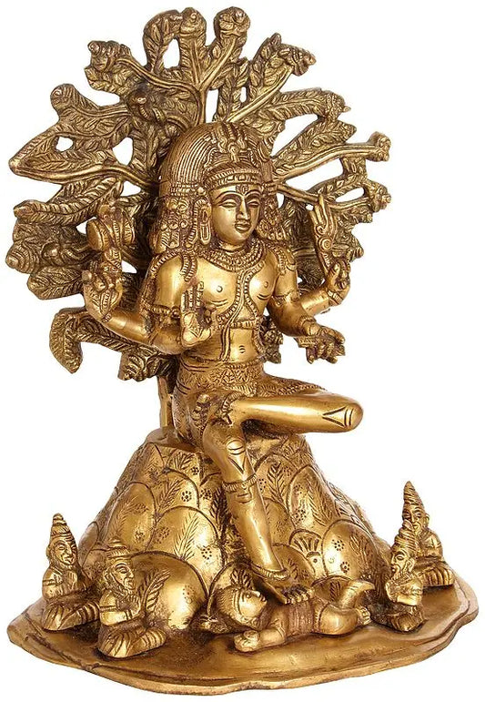 Brassaura® Brass Shiva Statue | Height 12 Inches & Weight 6.20 kg