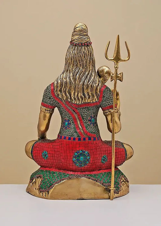 Brassaura® Brass Shiva Statue | Height 21.1 Inches & Weight 16.63 kg