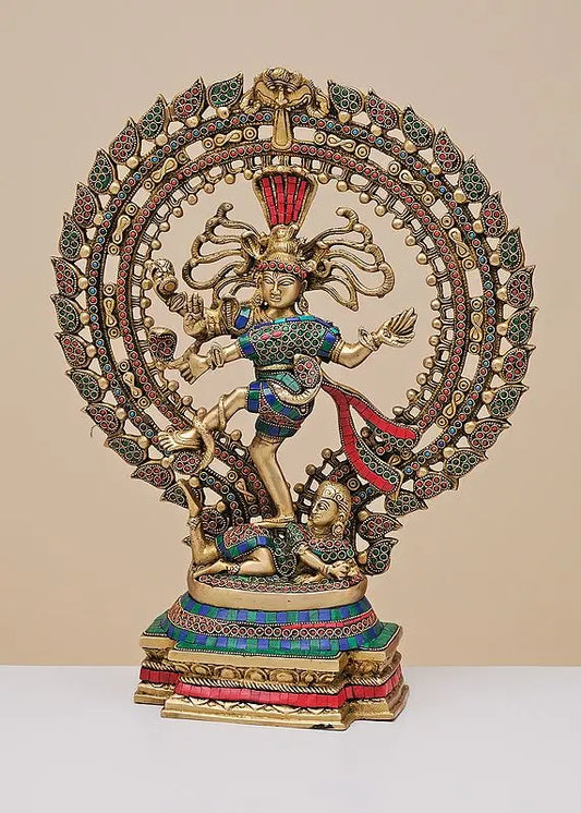 Brassaura® Brass Nataraj Statue | Height 20.1 Inches & Weight 7.65 kg