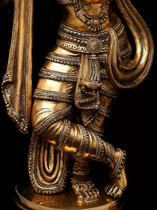 Brassaura® Brass Radha Krishna Statue | Height 36 Inches & Weight 44.57 kg