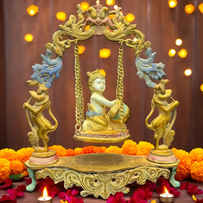 Brassaura® Brass Ladoo Gopal Restaurant | Height 17 Inches