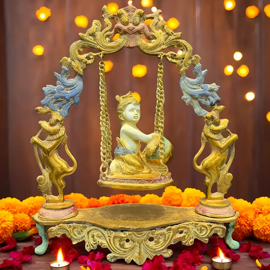 Brassaura® Brass Ladoo Gopal Restaurant | Height 17 Inches