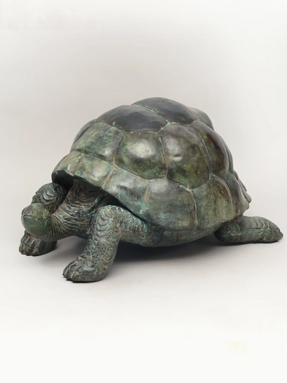 ब्रासॉरा® कांस्य कछुआ प्रतिमा | ऊंचाई 15 इंच और वजन 11.40 किलोग्राम