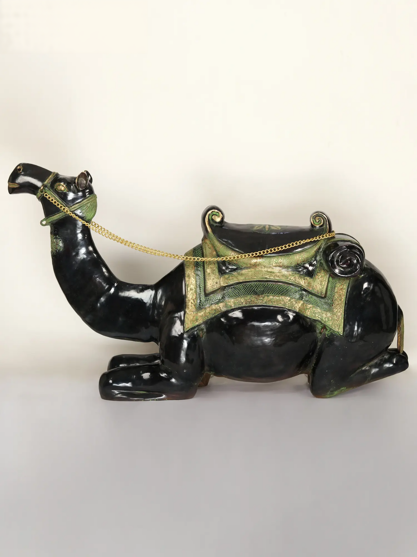 Brassaura® Large Decorative Brass Camel Sculpture | Pure Brass | Height 37 Inches & Weight 123.55 kgs