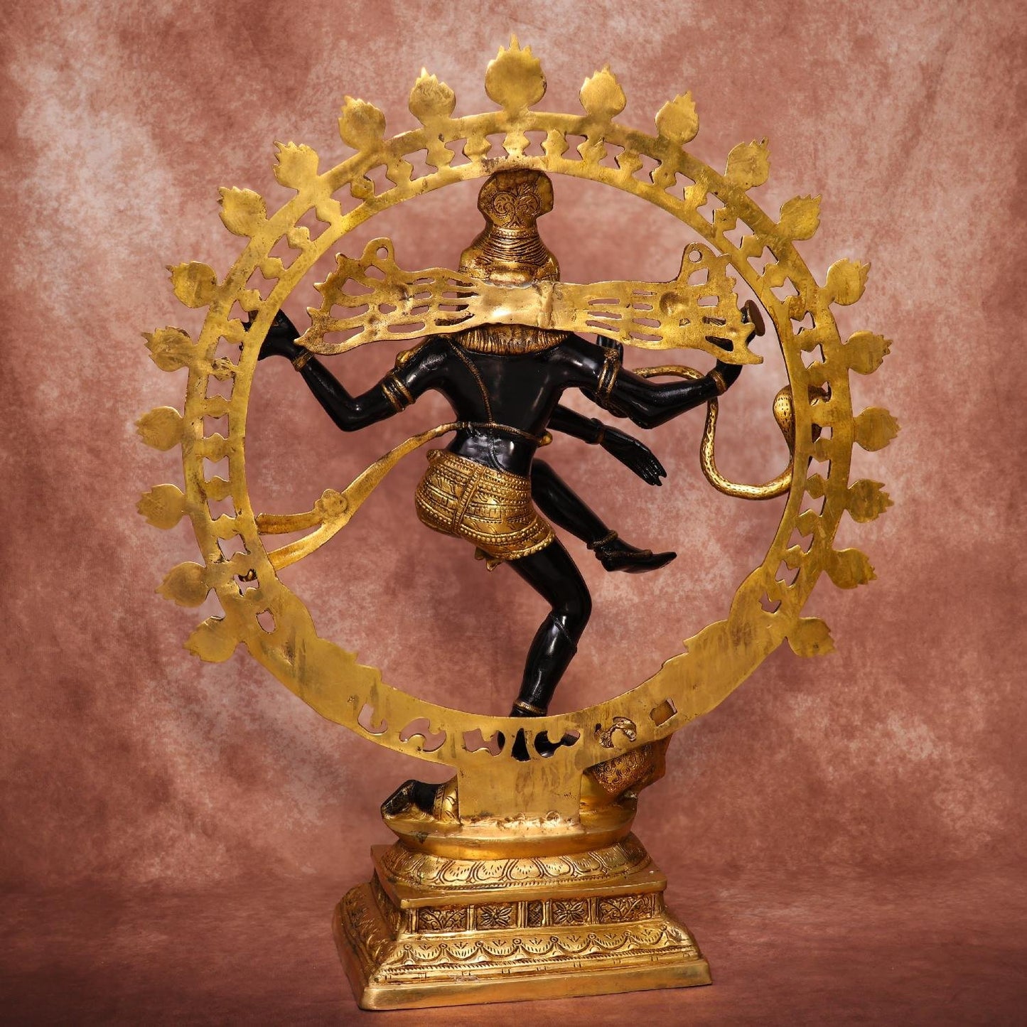 BRASS BLACK COLOUR NATARAJA IDOL 32.5 INCHES