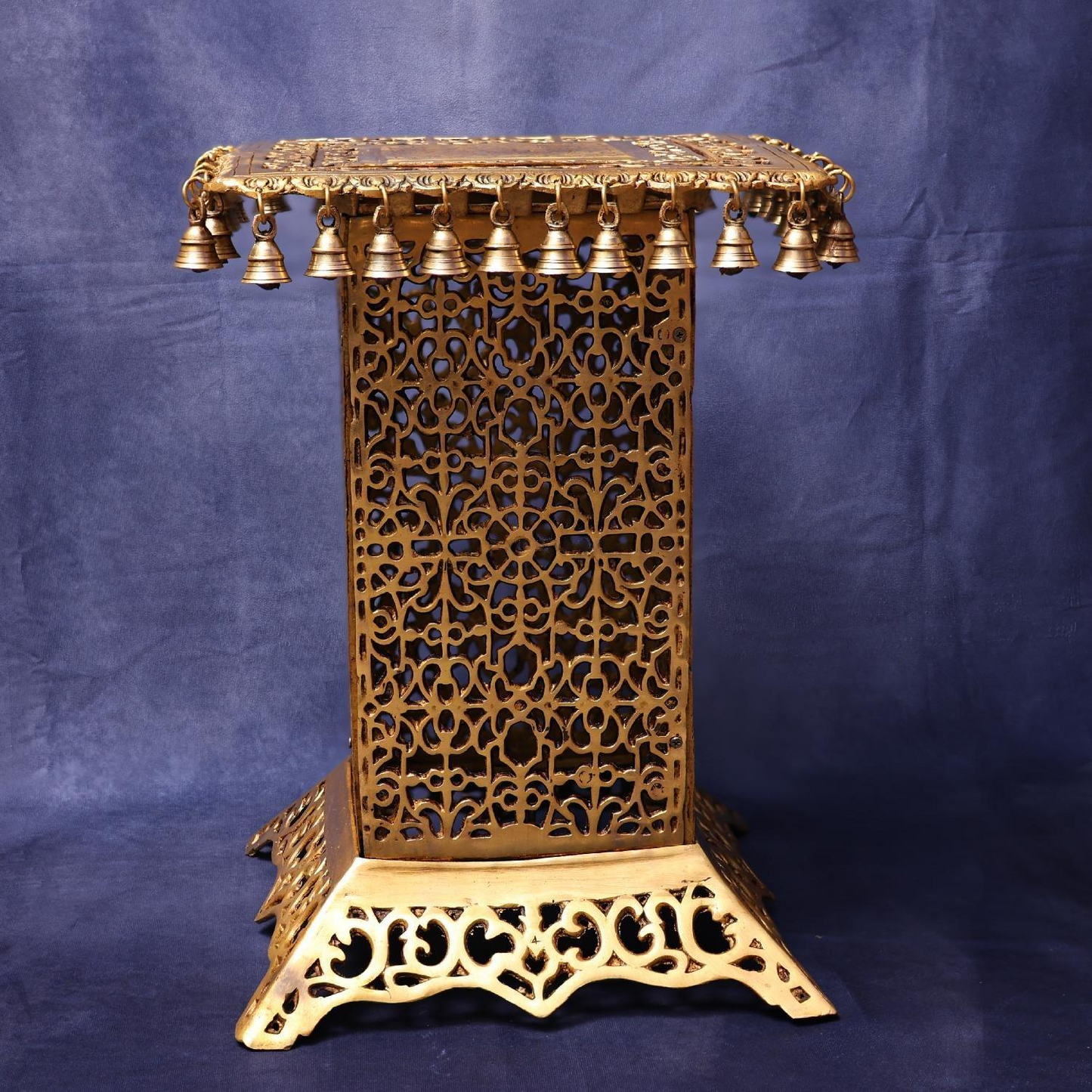 BRASS STOOL 20.5 INCHES HEIGHT FOR HOME DECOR AND USE