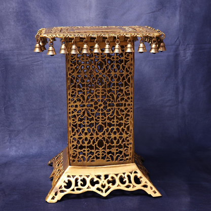 BRASS STOOL 20.5 INCHES HEIGHT FOR HOME DECOR AND USE