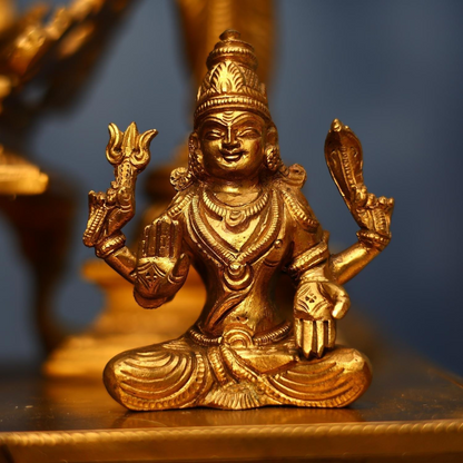 Brassaura® Brass Lalita Devi Tripura Sundari Darbar Idol | 23 Inches | 36 Kg | Hindu Goddess Statue for Home Temple, Puja Room & Spiritual Décor