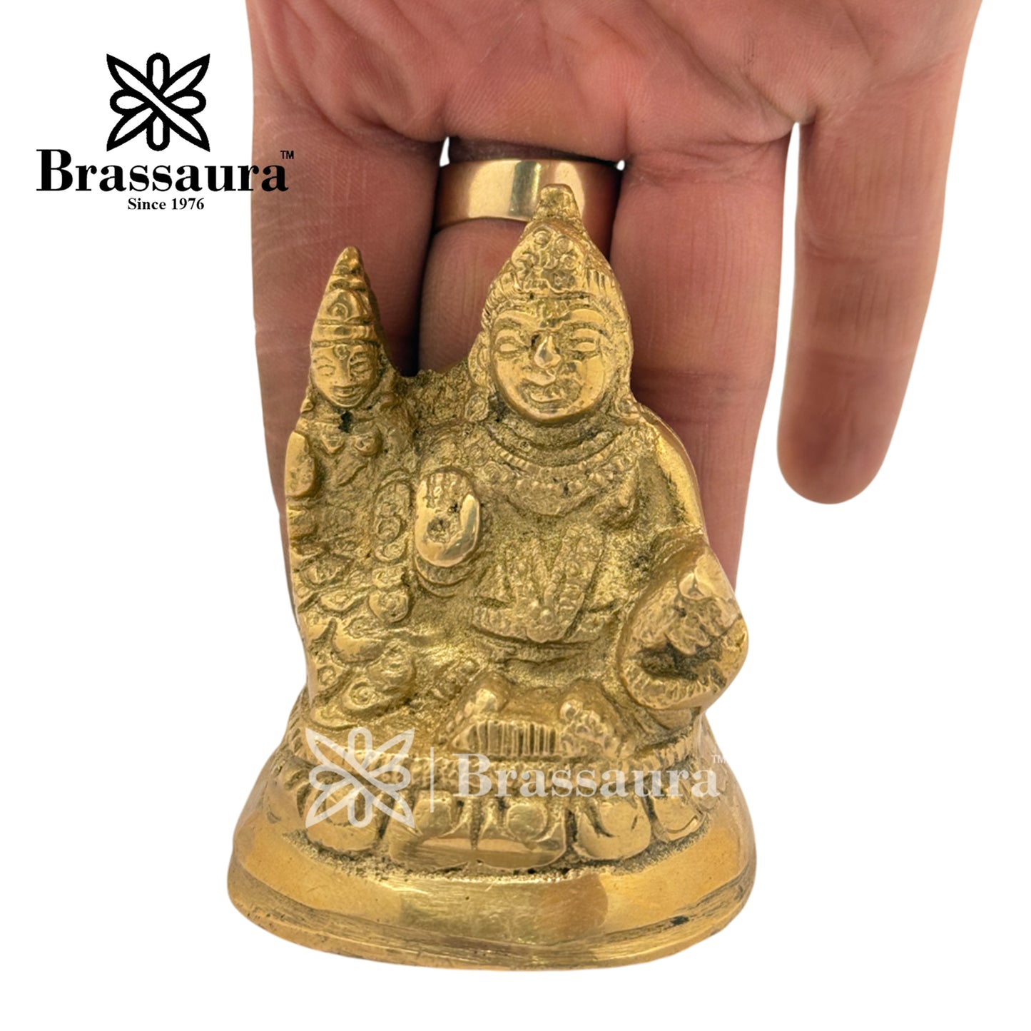 Brass Kuber Idol for Home and Decor Weight .370 Kg Height 7 cm